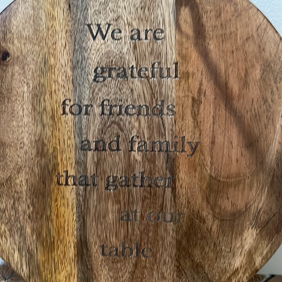 Wood Server Cheeseboard Charcuterie Board with serving utensil - Picture 2 of 5